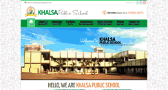 Desktop Screenshot of khalsapublicschool.com